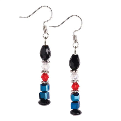 Solid Oak Toy Soldier Earrings Beading Kit