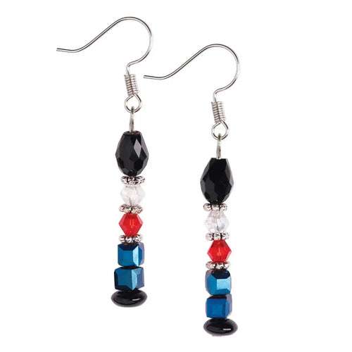 Solid Oak Toy Soldier Earrings Beading Kit