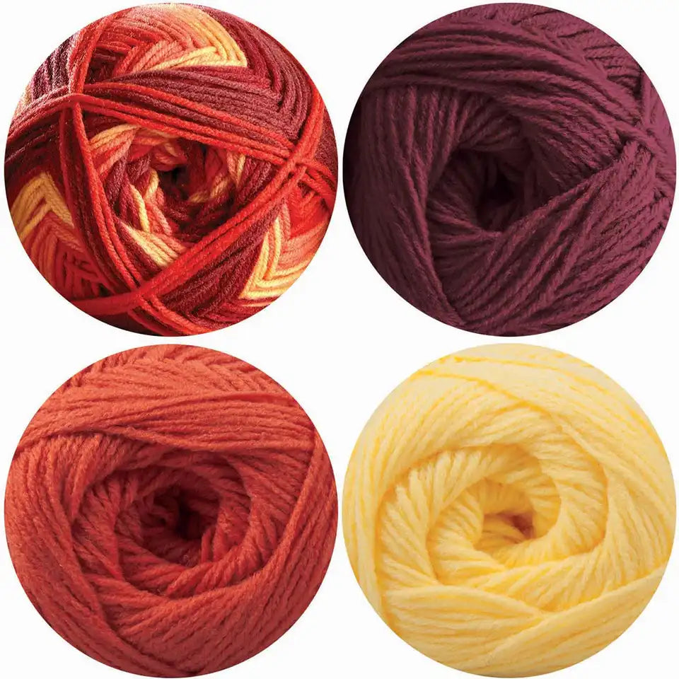 Herrschners Worsted 8 Stripes Yarn Pack