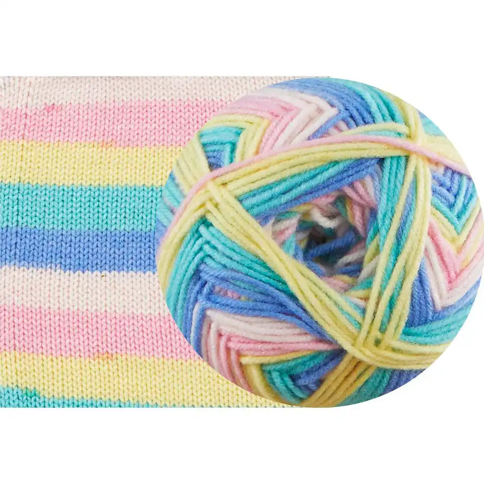 Herrschners Worsted 8 Baby Stripes Yarn