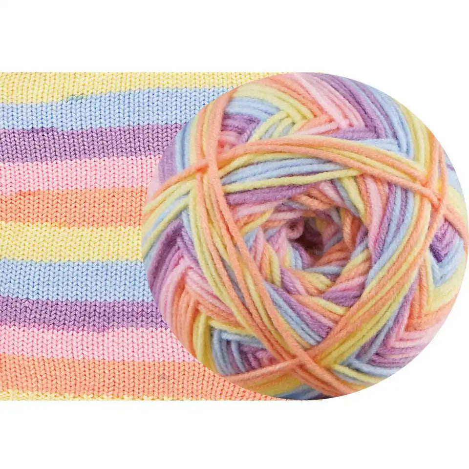 Herrschners Worsted 8 Baby Stripes Yarn