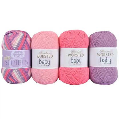 Herrschners Worsted 8 Baby Stripes Yarn Pack