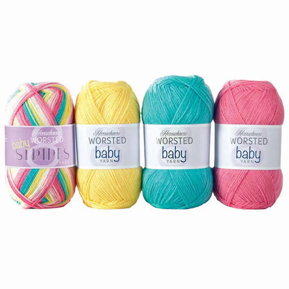 Herrschners Worsted 8 Baby Stripes Yarn Pack