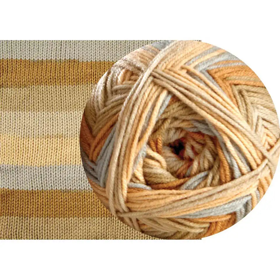 Herrschners Beautiful Bias Afghan Knit Kit