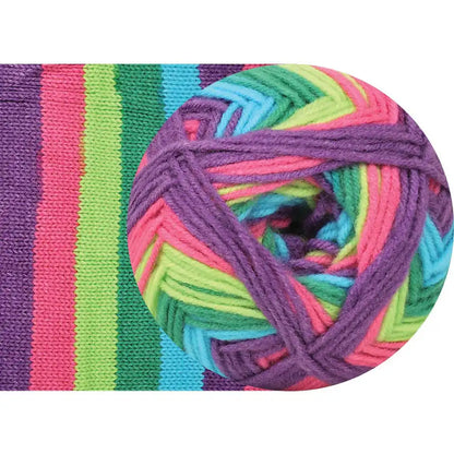 Herrschners Beautiful Bias Afghan Knit Kit