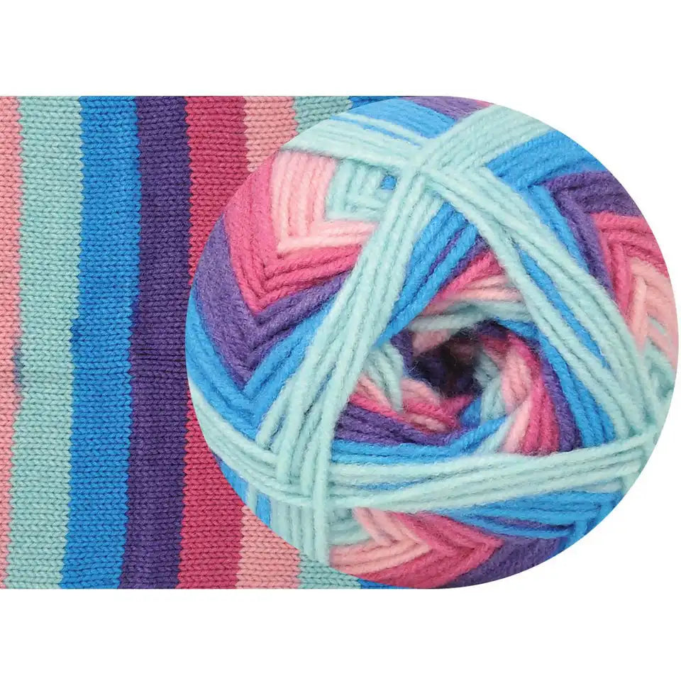 Herrschners Beautiful Bias Afghan Knit Kit