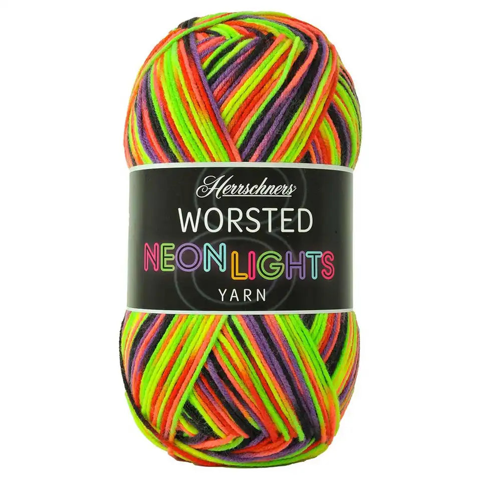 Herrschners Worsted 8 Neon Lights Yarn