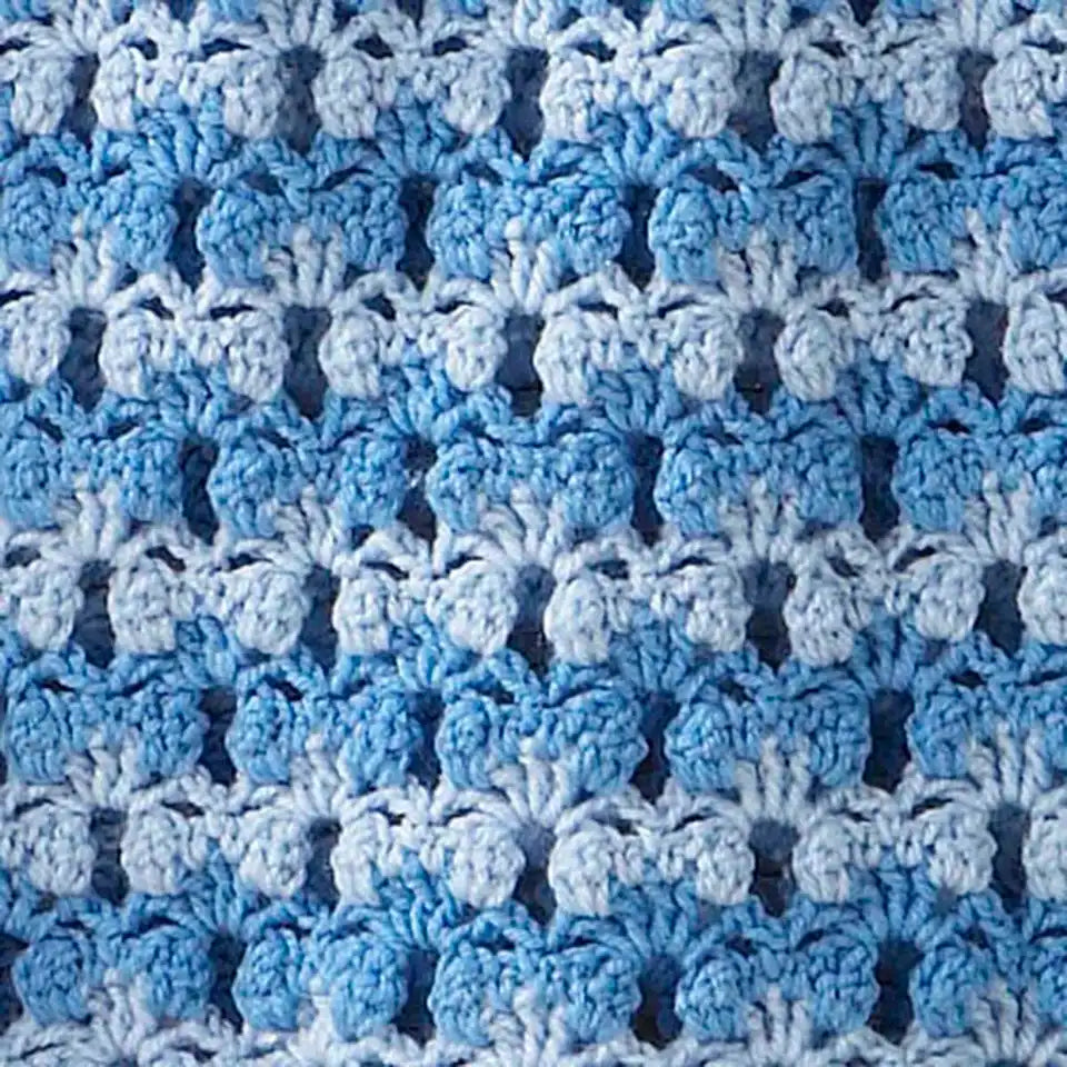 Herrschners Sweetpea Baby Blankie Crochet Kit