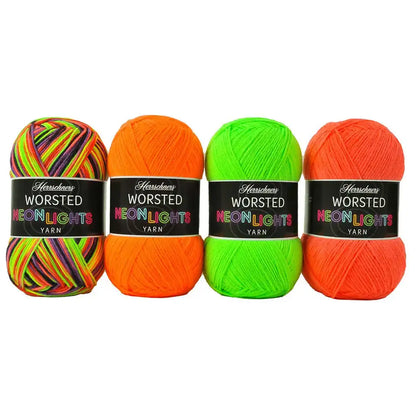 Herrschners Worsted 8 Neon Lights Yarn Pack