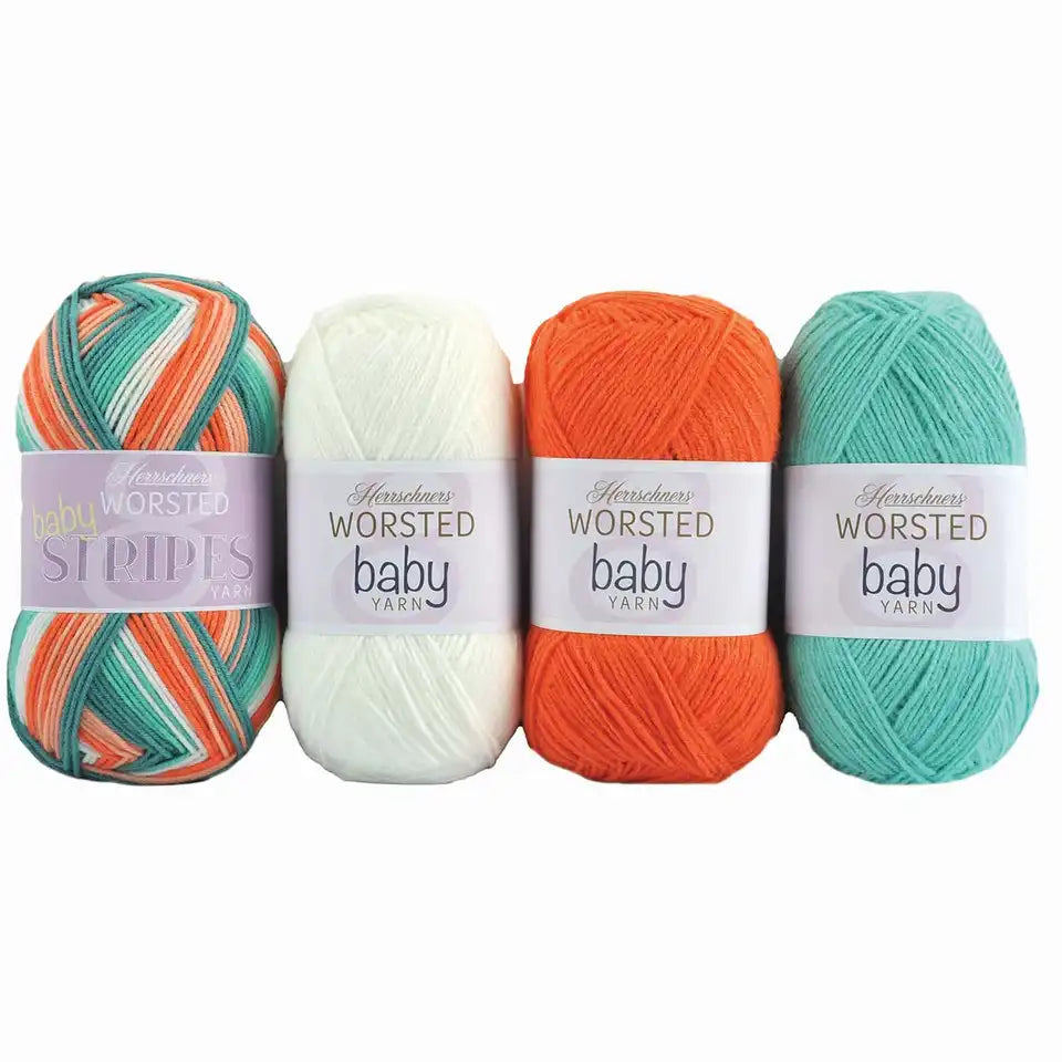 Herrschners Worsted 8 Baby Stripes Yarn Pack