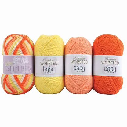 Herrschners Worsted 8 Baby Stripes Yarn Pack