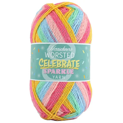 Herrschners Worsted 8 Celebrate Sparkle Yarn
