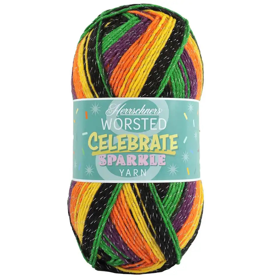 Herrschners Worsted 8 Celebrate Sparkle Yarn