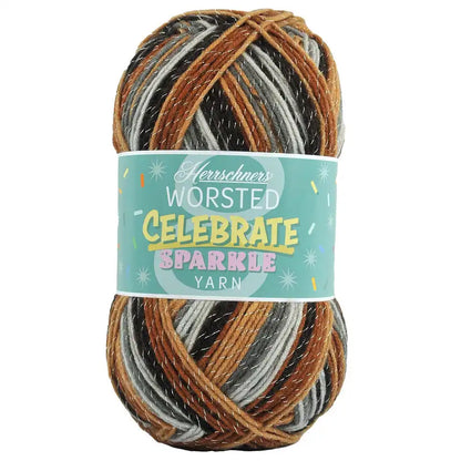 Herrschners Worsted 8 Celebrate Sparkle Yarn