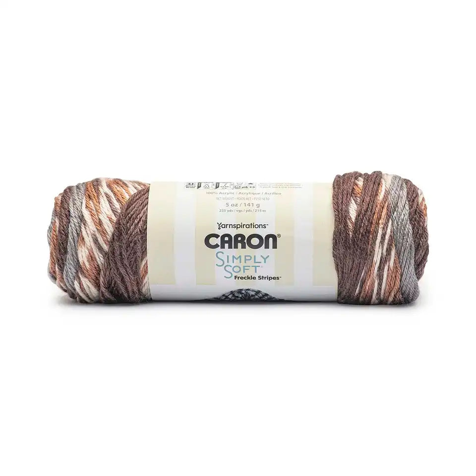 Caron Simply Soft  Freckle Stripes Yarn