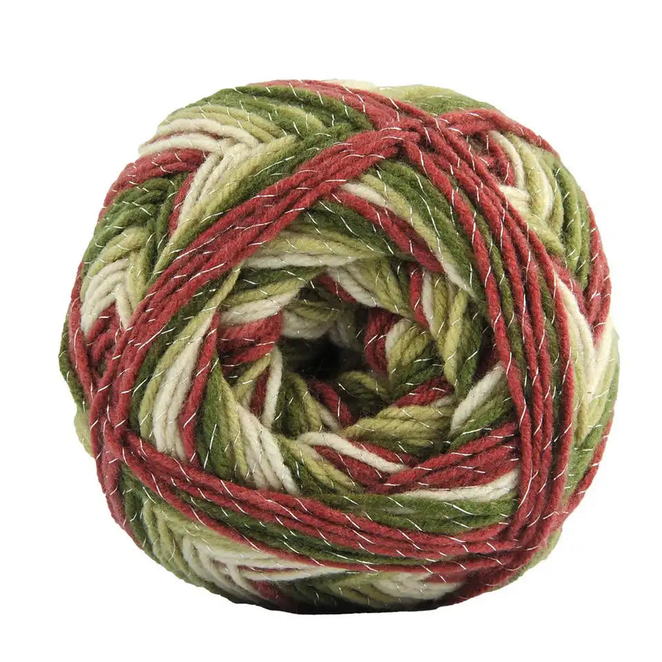 Herrschners Holiday Glamour Crochet Afghan Kit