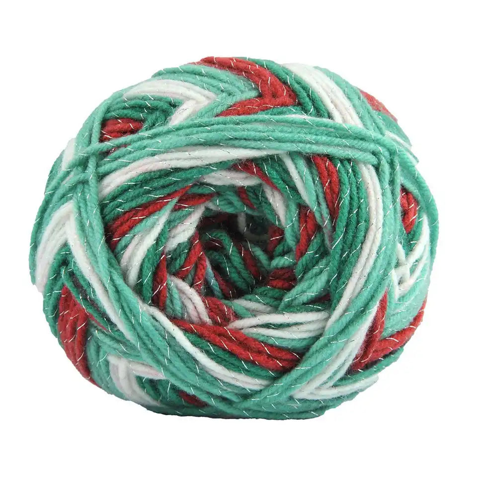 Herrschners Holiday Glamour Crochet Afghan Kit