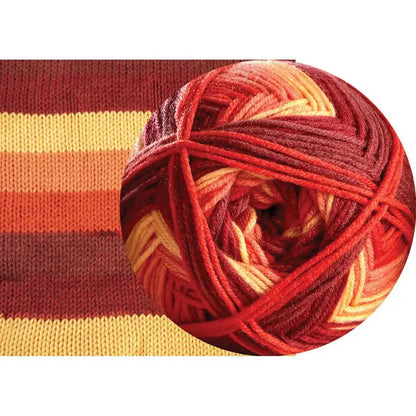 Herrschners Ripples & Popcorn Crochet Afghan Kit