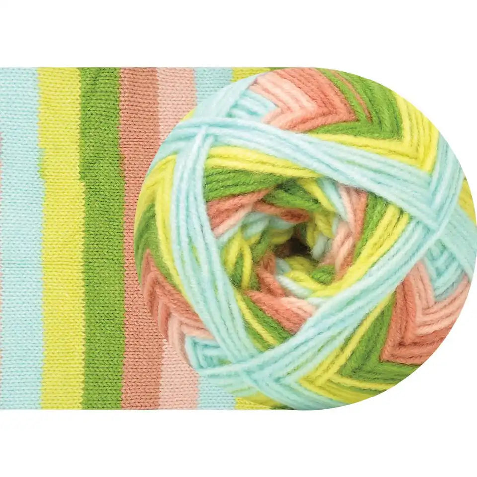 Herrschners Ripples & Popcorn Crochet Afghan Kit