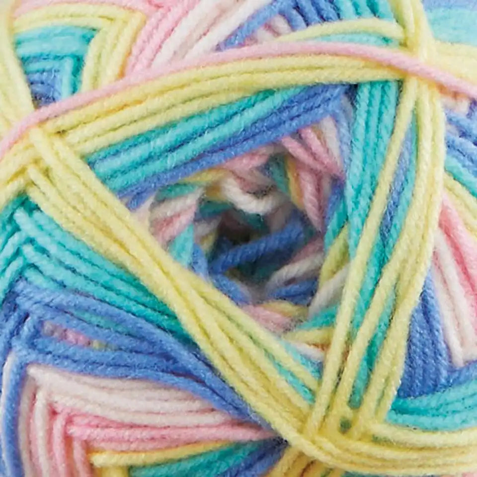 Herrschners Sherbet Swirls Blanket Crochet Kit