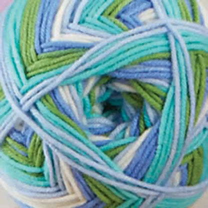 Herrschners Sherbet Swirls Blanket Crochet Kit