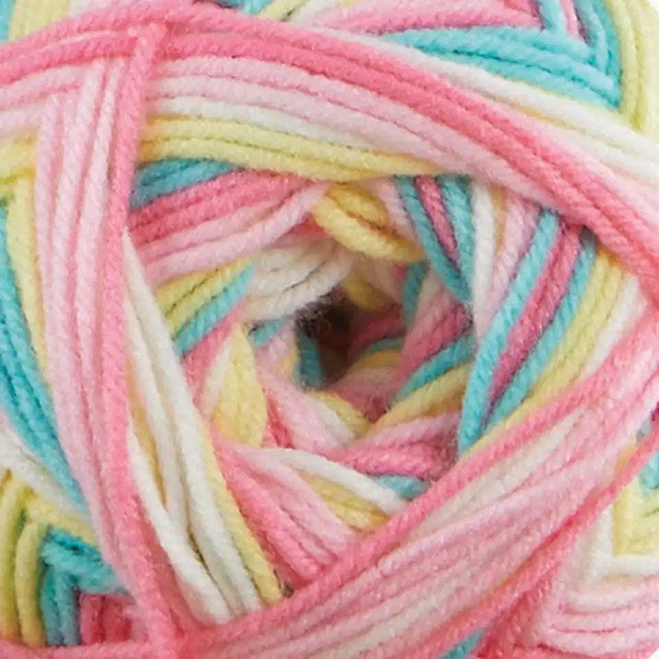 Herrschners Sherbet Swirls Blanket Crochet Kit