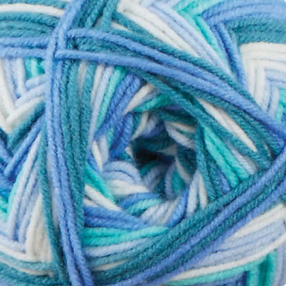 Herrschners Sherbet Swirls Blanket Crochet Kit