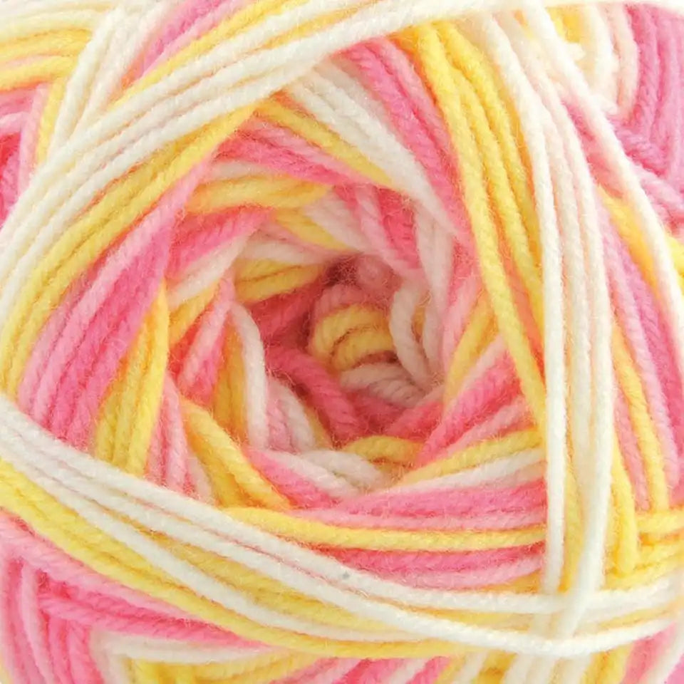 Herrschners Sherbet Swirls Blanket Crochet Kit