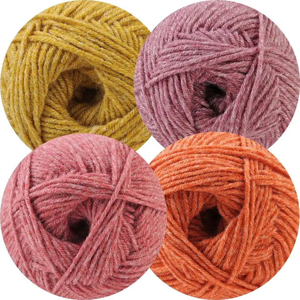 Herrschners Worsted 8 Heathers Yarn Pack