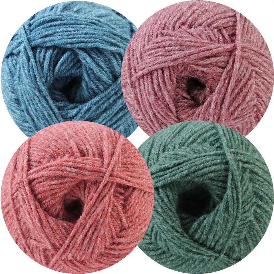Herrschners Worsted 8 Heathers Yarn Pack