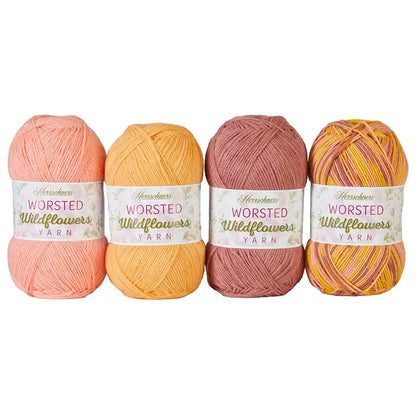 Herrschners Worsted 8 Wildflowers Yarn Pack
