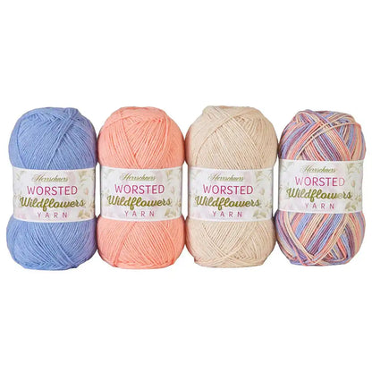 Herrschners Worsted 8 Wildflowers Yarn Pack