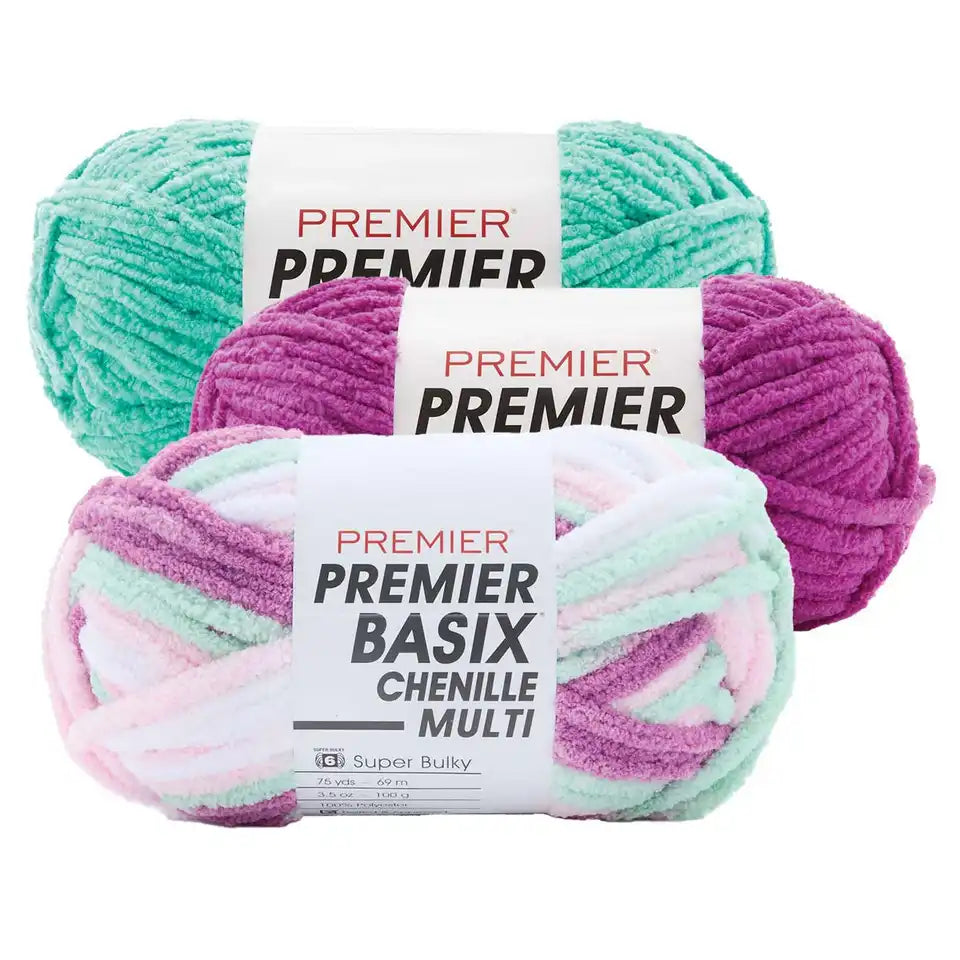 Premier Basix Chenille Multis Yarn Pack