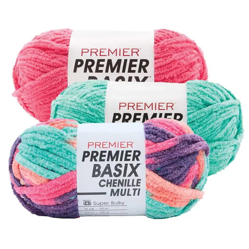 Premier Basix Chenille Multis Yarn Pack