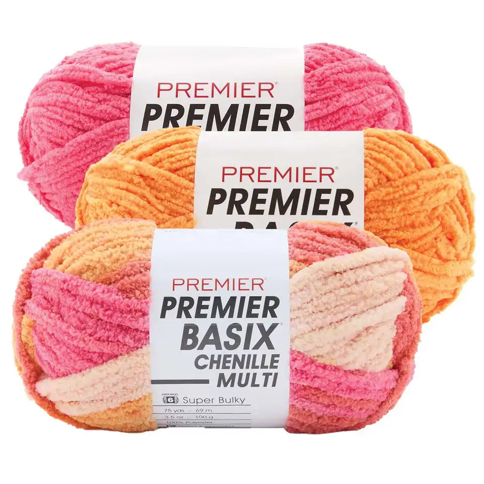 Premier Basix Chenille Multis Yarn Pack