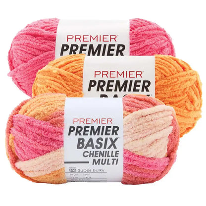 Premier Basix Chenille Multis Yarn Pack