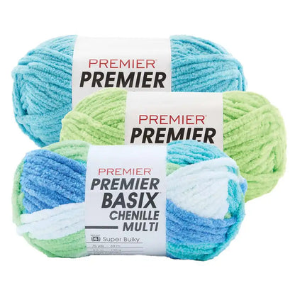 Premier Basix Chenille Multis Yarn Pack