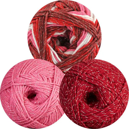 Herrschners Worsted 8 Celebrate Sparkle Yarn Pack