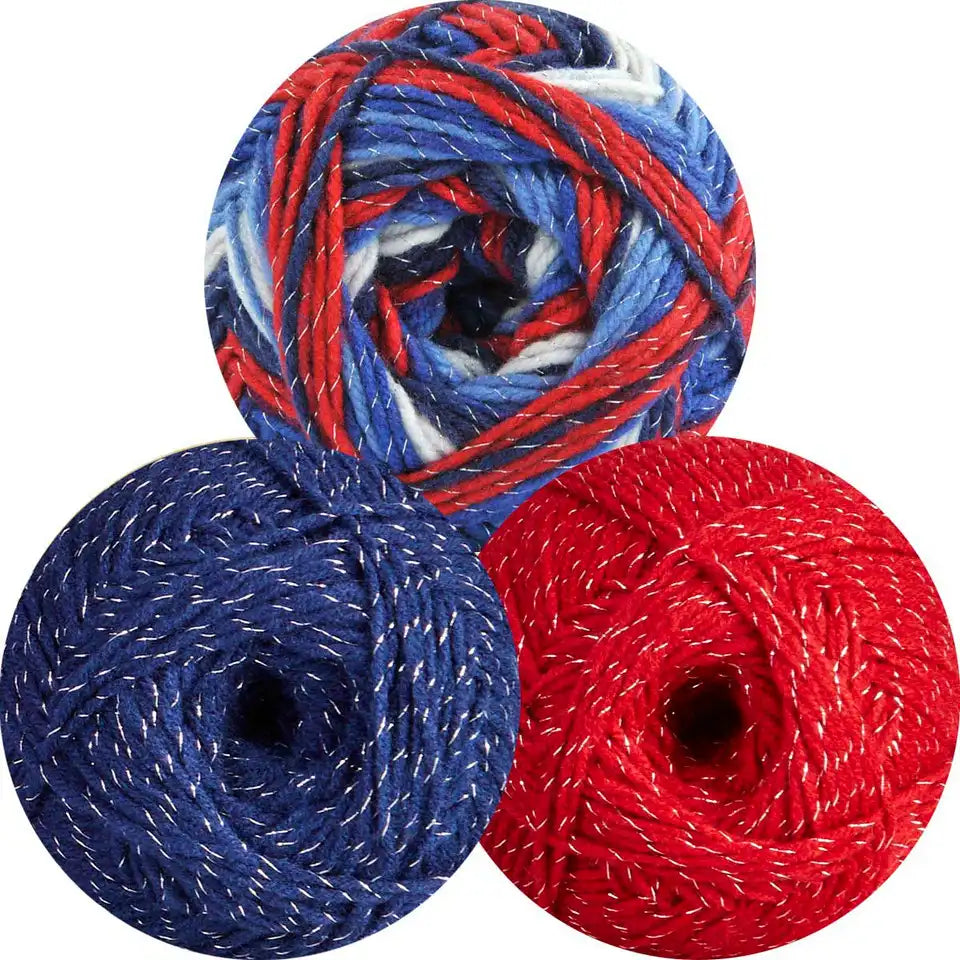 Herrschners Worsted 8 Celebrate Sparkle Yarn Pack