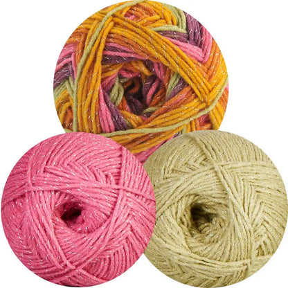 Herrschners Worsted 8 Celebrate Sparkle Yarn Pack