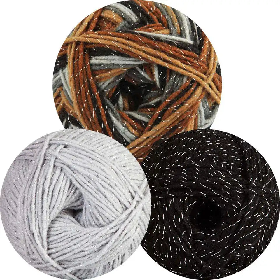 Herrschners Worsted 8 Celebrate Sparkle Yarn Pack