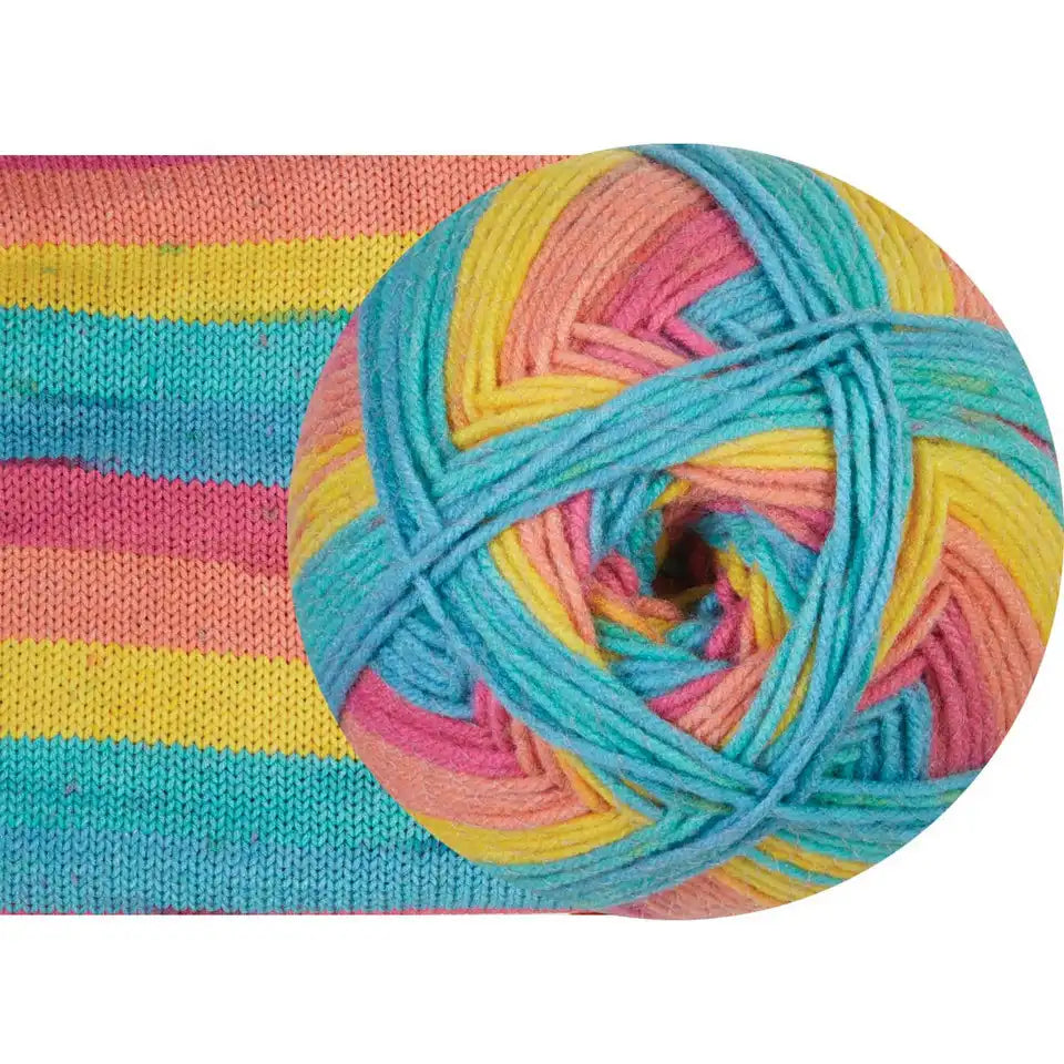 Herrschners Beautiful Bias Afghan Knit Kit