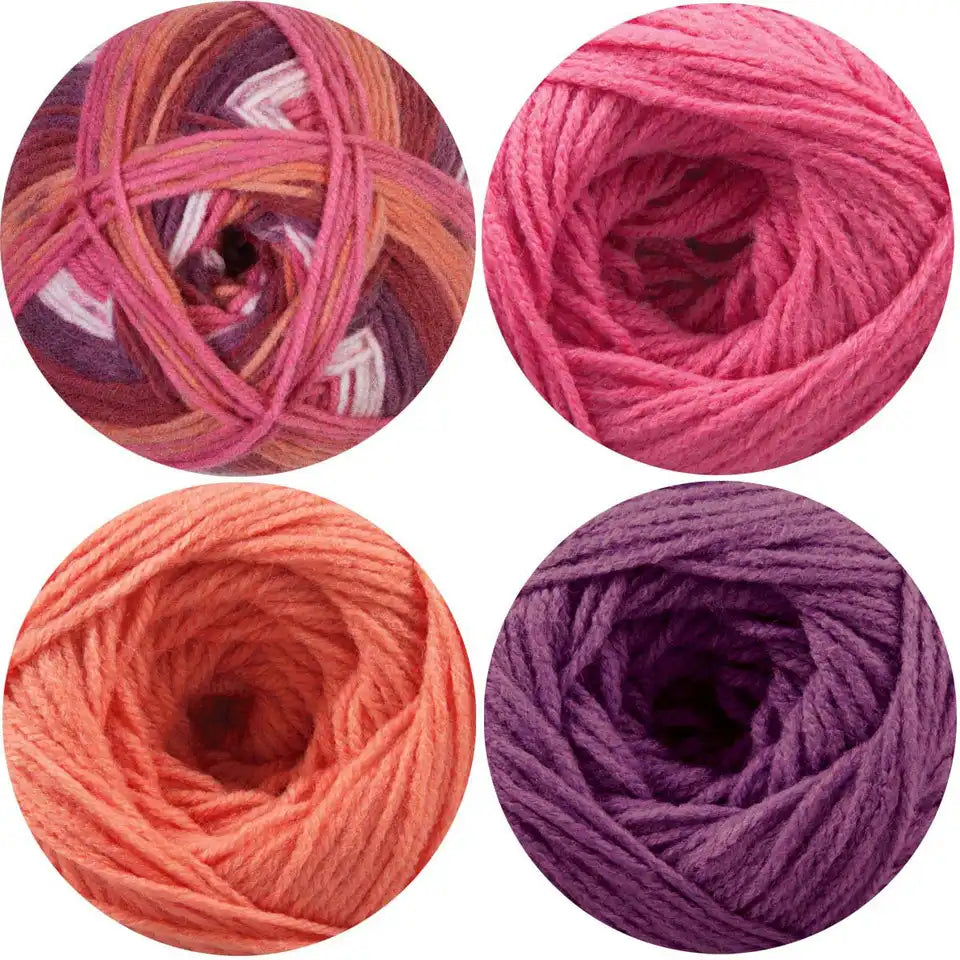 Herrschners Worsted 8 Stripes Yarn Pack