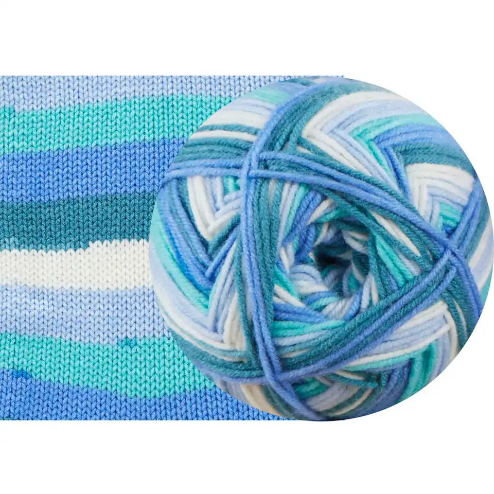 Herrschners Sleep Waves Baby Blanket Crochet Kit