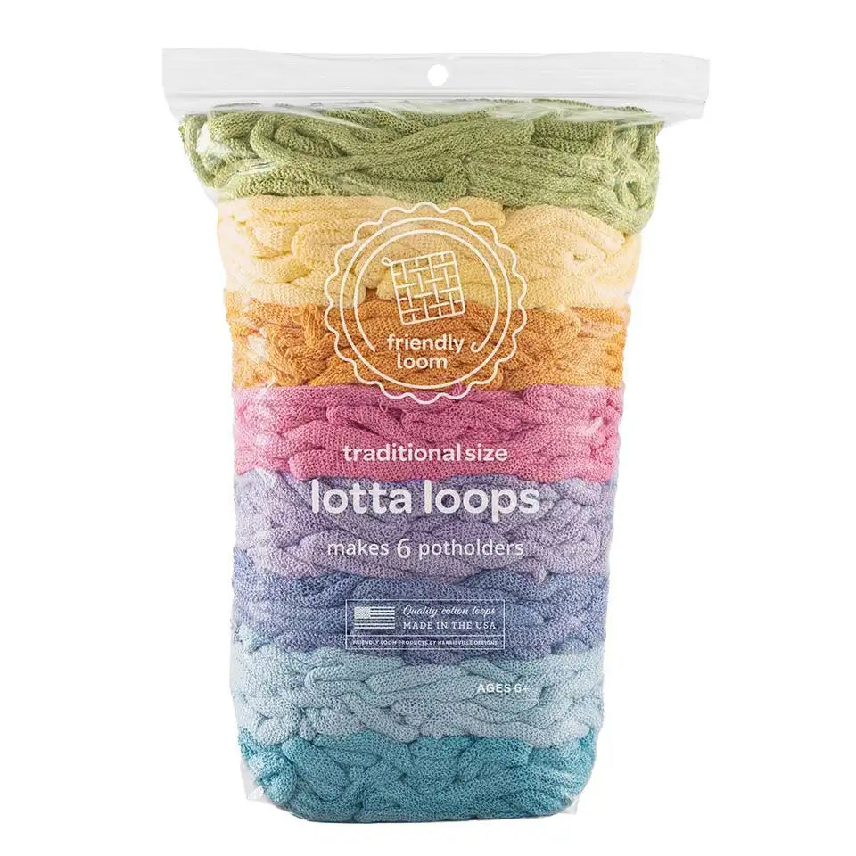 Friendly Loom Potholder Loom Lotta Loops Refills Craft Kit