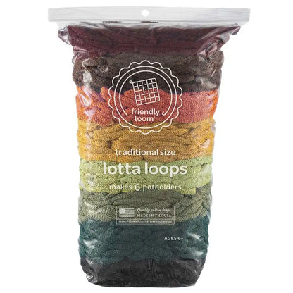 Friendly Loom Potholder Loom Lotta Loops Refills Craft Kit