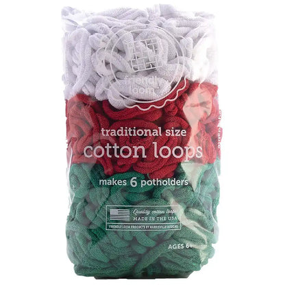 Friendly Loom Potholder Loom Lotta Loops Refills Craft Kit