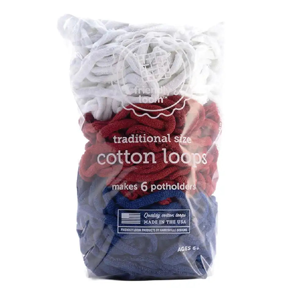 Friendly Loom Potholder Loom Lotta Loops Refills Craft Kit