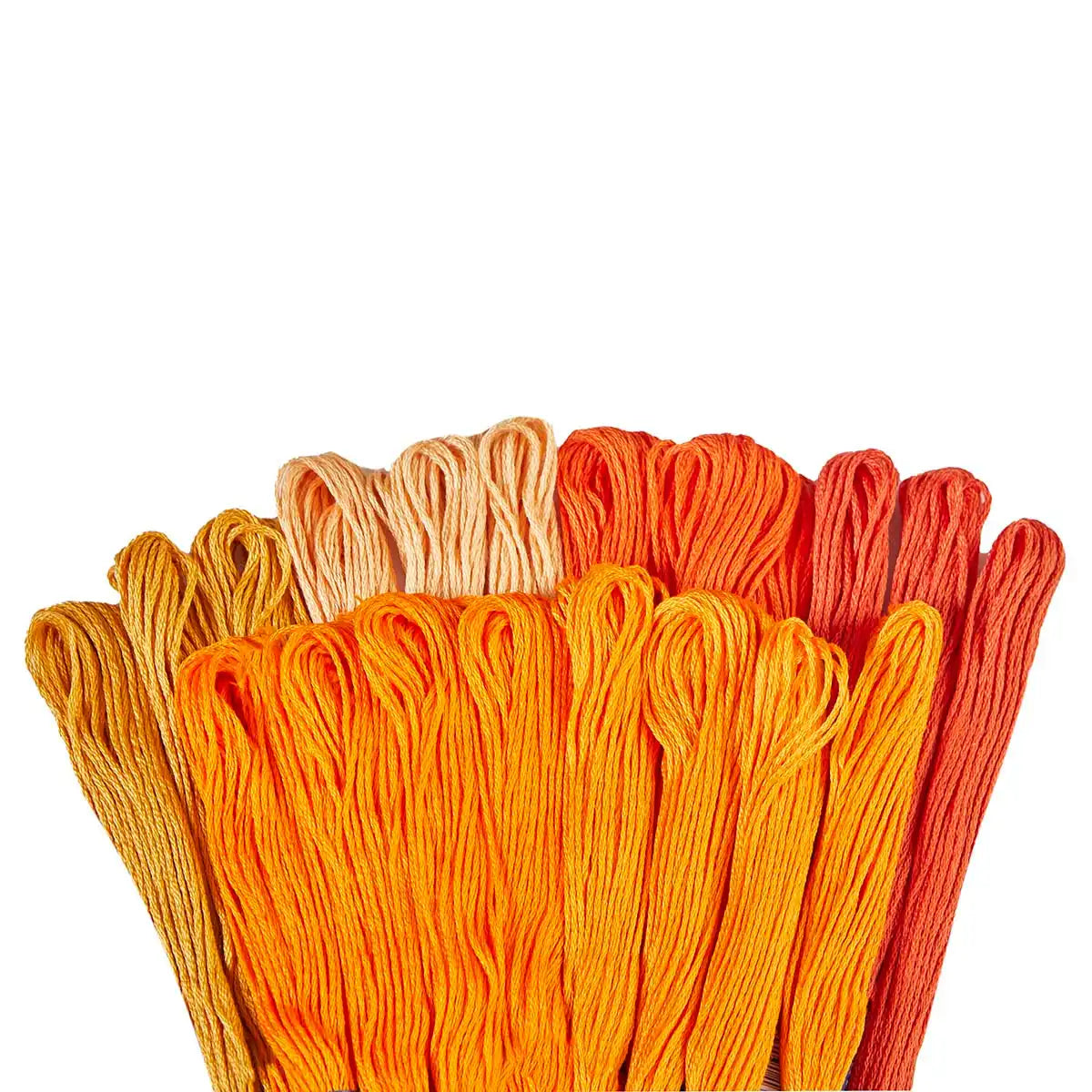 Craftways Orange Aura Value Floss Pack, 20 Skeins Floss