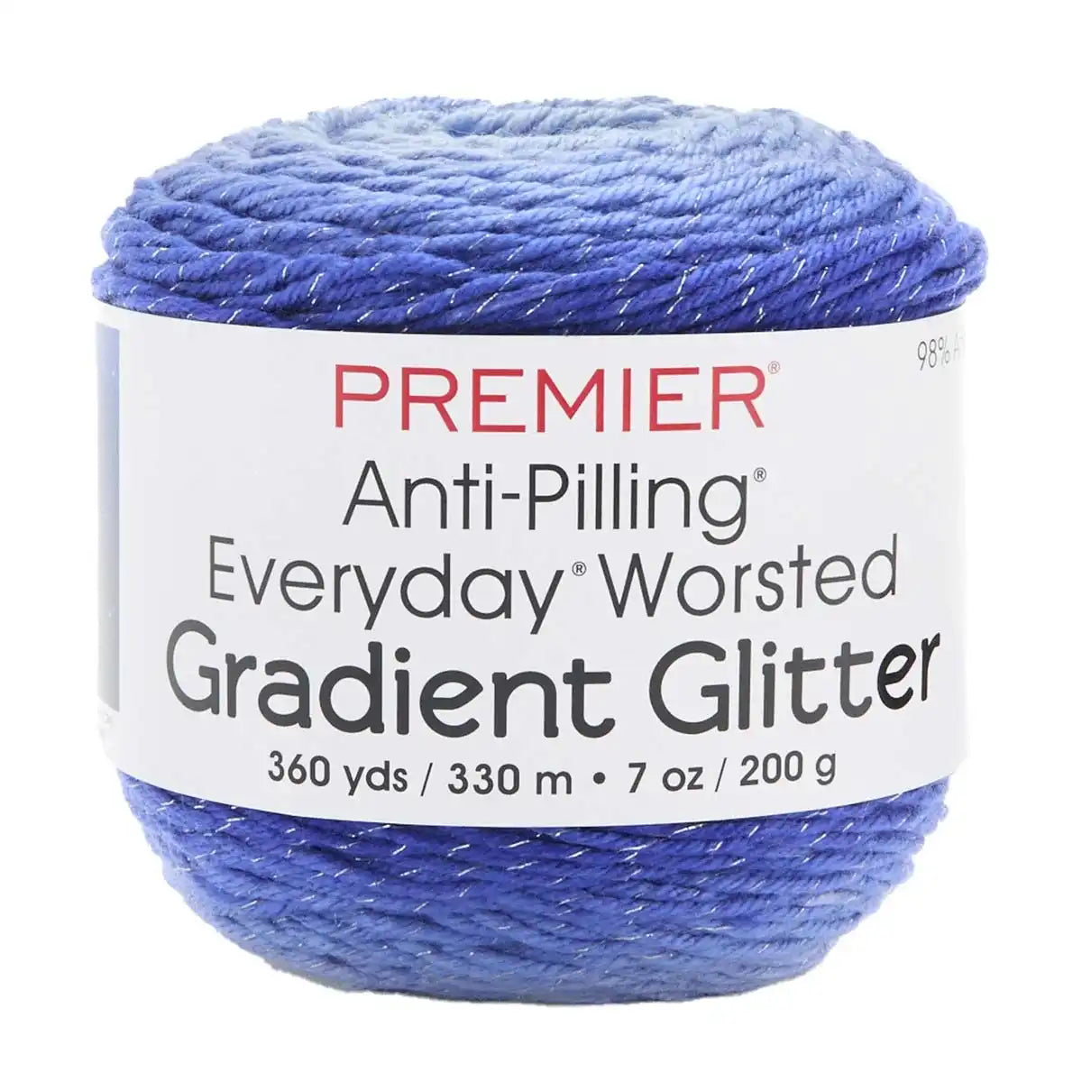 Premier Everyday Worsted Gradient Glitter Yarn